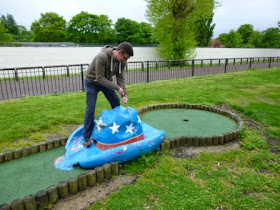 Wild Frontier Crazy Golf at the Strand Leisure Park in Gillingham, Kent