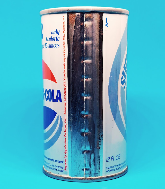 Diet Pepsi Cola - Estados Unidos - 70s - Refresco - 35 cl. - SS Straight Steel / AR Acero Recto