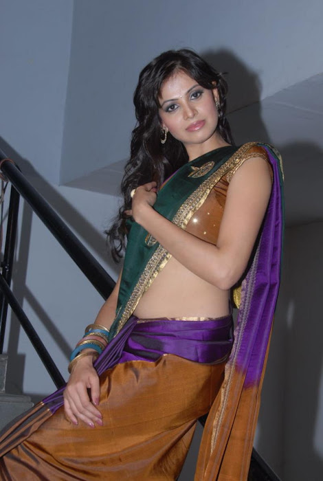 supriya shailaja new half saree , latest photos