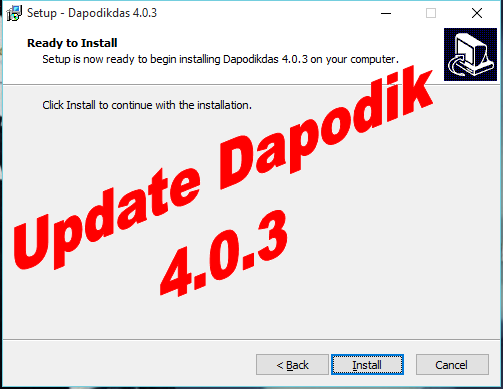 Update Aplikasi Dapodik 4.0.3. 2015