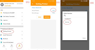 Setting Printer Bluethooth