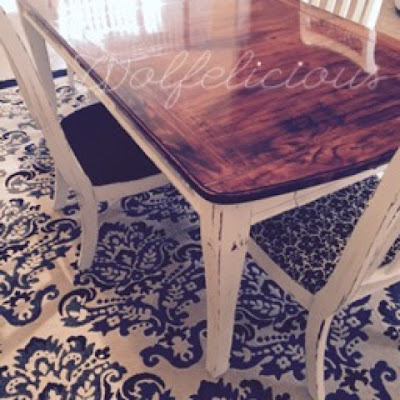 photo of dining room table wolfelicious