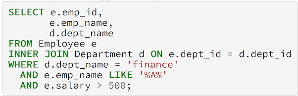 How to write readable SQL query