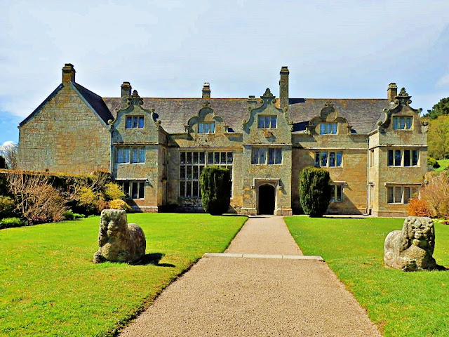 Formal photo of Trerice House, Cornwall