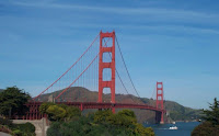 The Golden Gate Bridge from Fort Point lookout