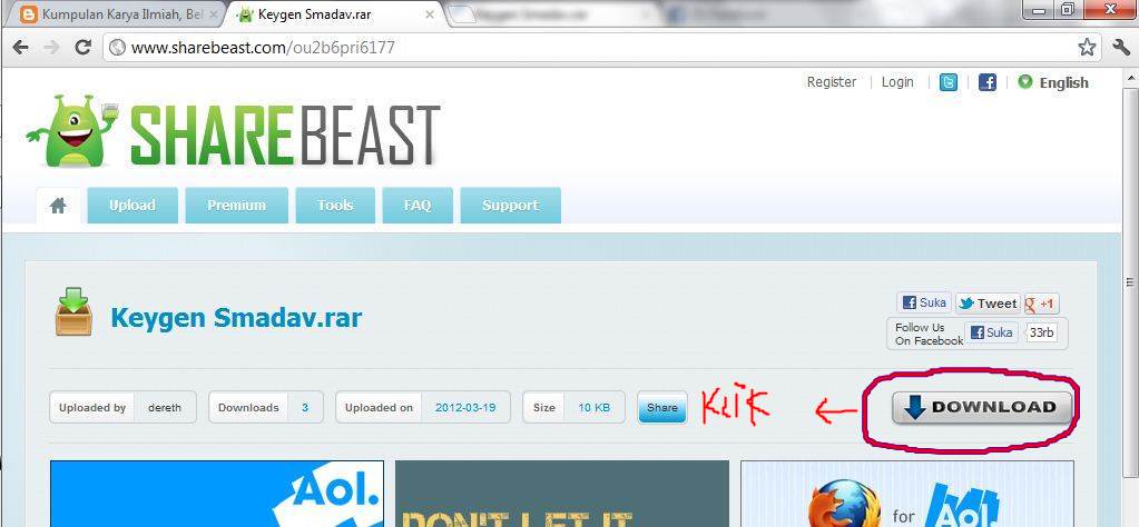 Cara Download File Di Rethno23.blogspot.com (sharebeast 