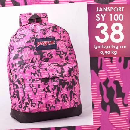 jual online tas jansport murah motif army/ loreng