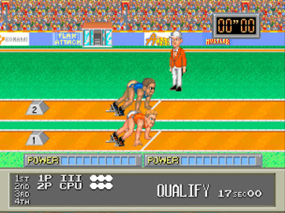 街機：88 Konami(科拿米)瘋狂運動會+作弊碼金手指，1988年漢城奧運運動遊戲！