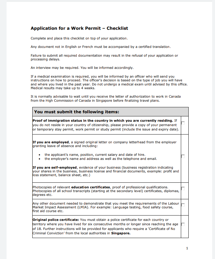 Canada Work Permit Visa 2022 | Application Form www.canada.ca