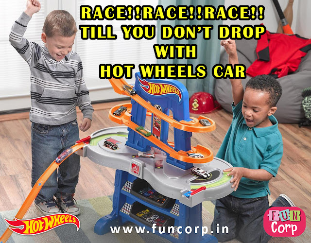 Race!!Race!!Race!! Till You Don’t Drop  With Hot Wheels Car