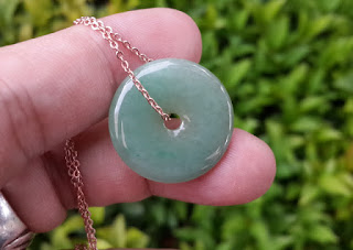 Liontin Kalung Giok Jadeite Jade Type A Natural JDT005