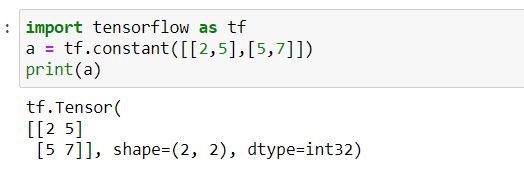 INSTALLING THE LATEST  TensorFlow 2.0 VERSION AND EXECUTING A SIMPLE PROGRAM IN JUPYTER