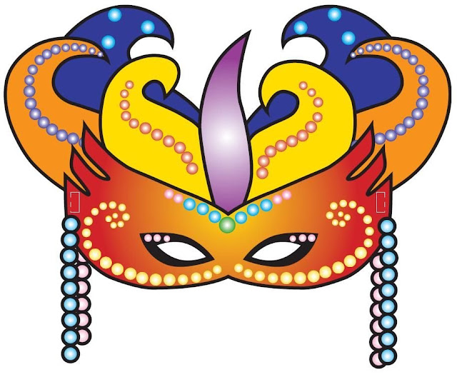 Desenhos para Colorir do Carnaval – Imagens e Máscaras