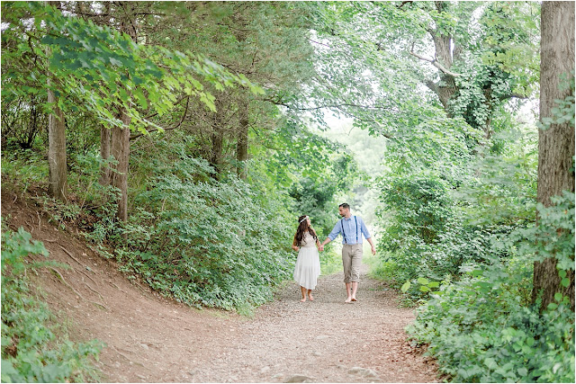 Beautiful rustic NJ engagement session