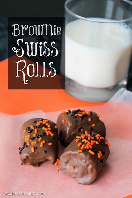 Make homemade Little Debbie "Swiss Rolls" this Halloween! Step-by-Step Tutorial.