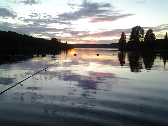 Quebec Laurentian lake