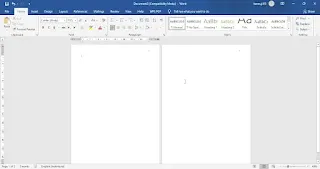 Contoh Penggunaan Page Break di Microsoft Word