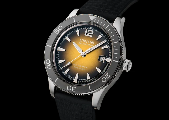 Union Glashütte Noramis Date Sport with Yellow Dial
