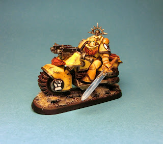 Imperial Fists - Captain on Bike