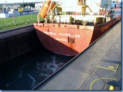 5226 Michigan - Sault Sainte Marie, MI - Soo Locks  - freighter Federal Patroller inside MacArthur Lock
