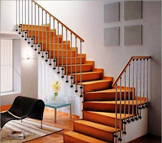 Simple House Wood Stairs