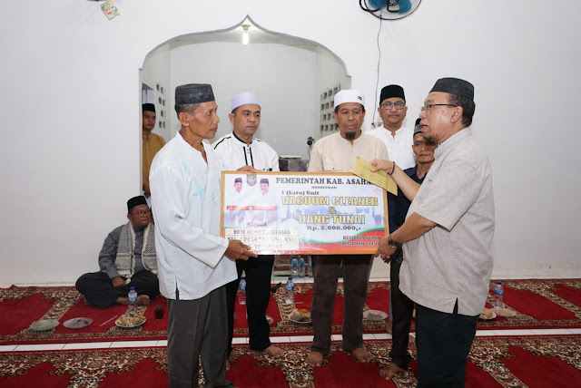 Sekda Asahan Pimpin Tim Safari Ramadhan Kunjungi Desa Tanjung Asri