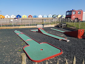 Crazy Golf course at the Boating Lake in Southwold, Suffolk