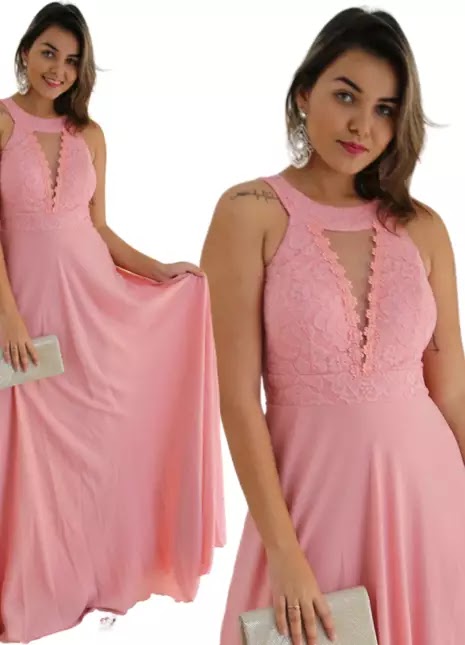 Vestido Rosa da Shafa