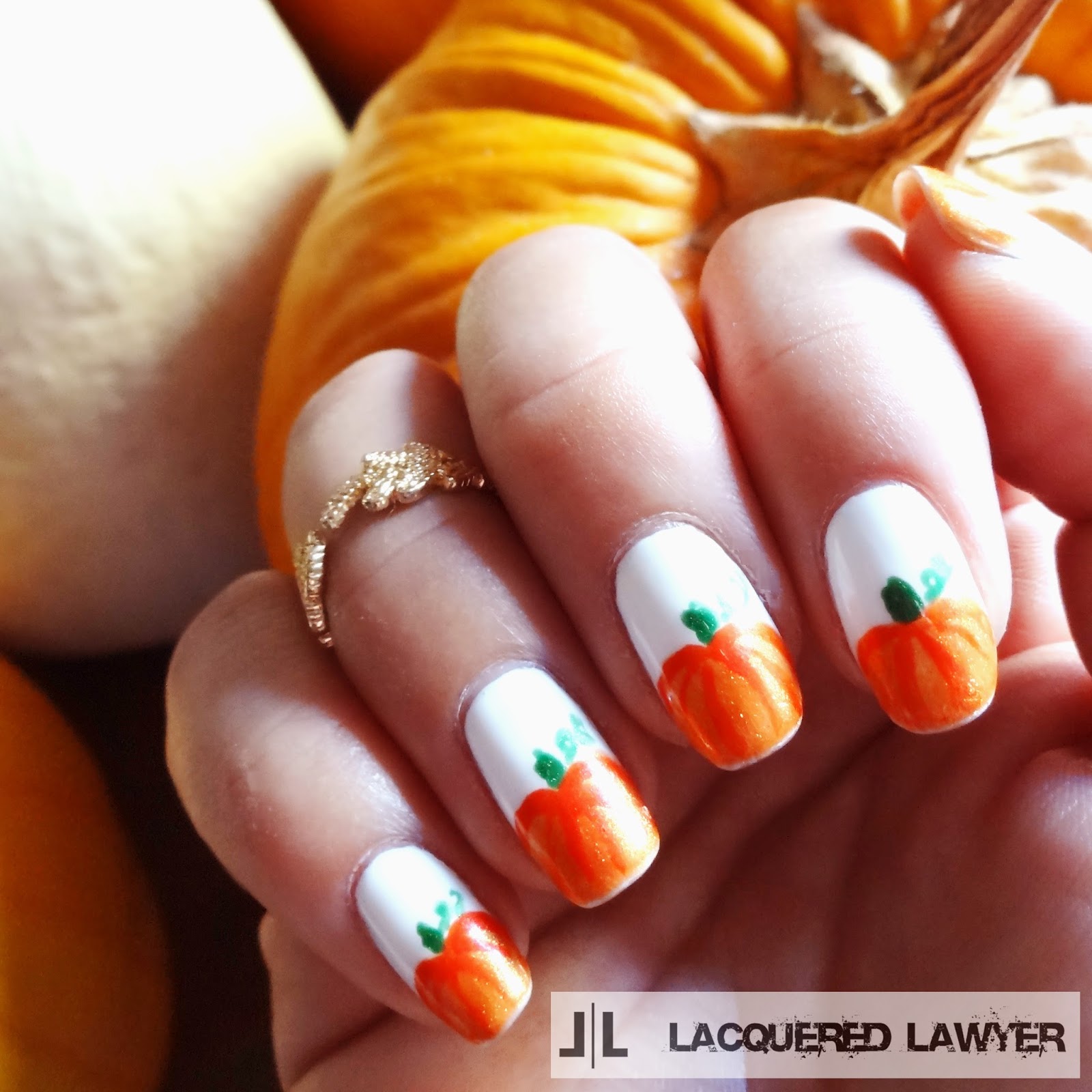 Pumpkin Nails