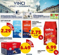 Concorso "Vinci Lavazza Experience" : 100 Gift card da 50 euro da Penny Market in palio