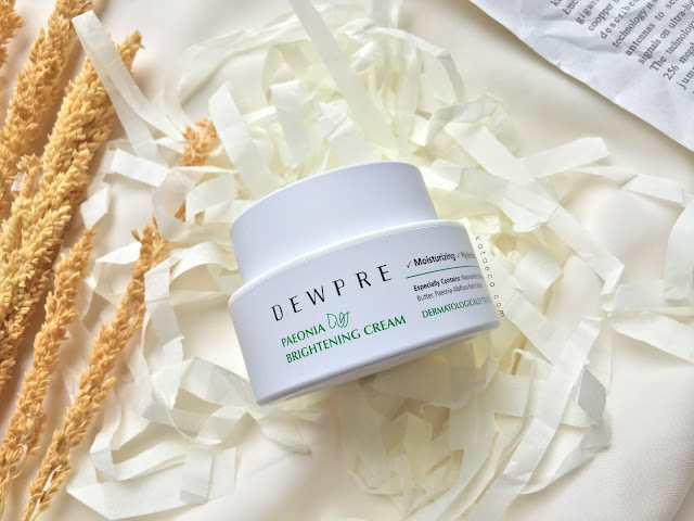 dewpre paeonia brightening cream