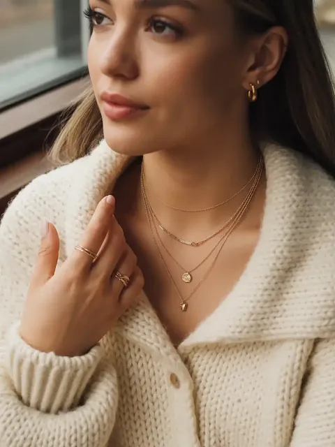 Layered Gold Jewelry