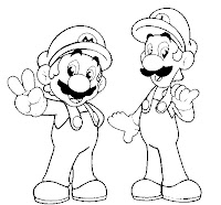 Super Mario Coloring Pages