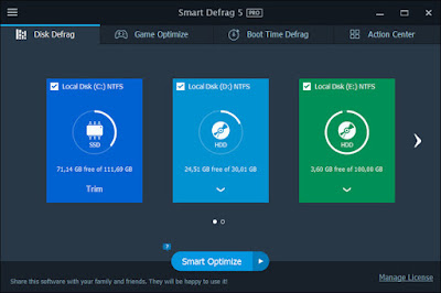 IObit Smart Defrag Pro 5.7.1.1150 Full Keygen