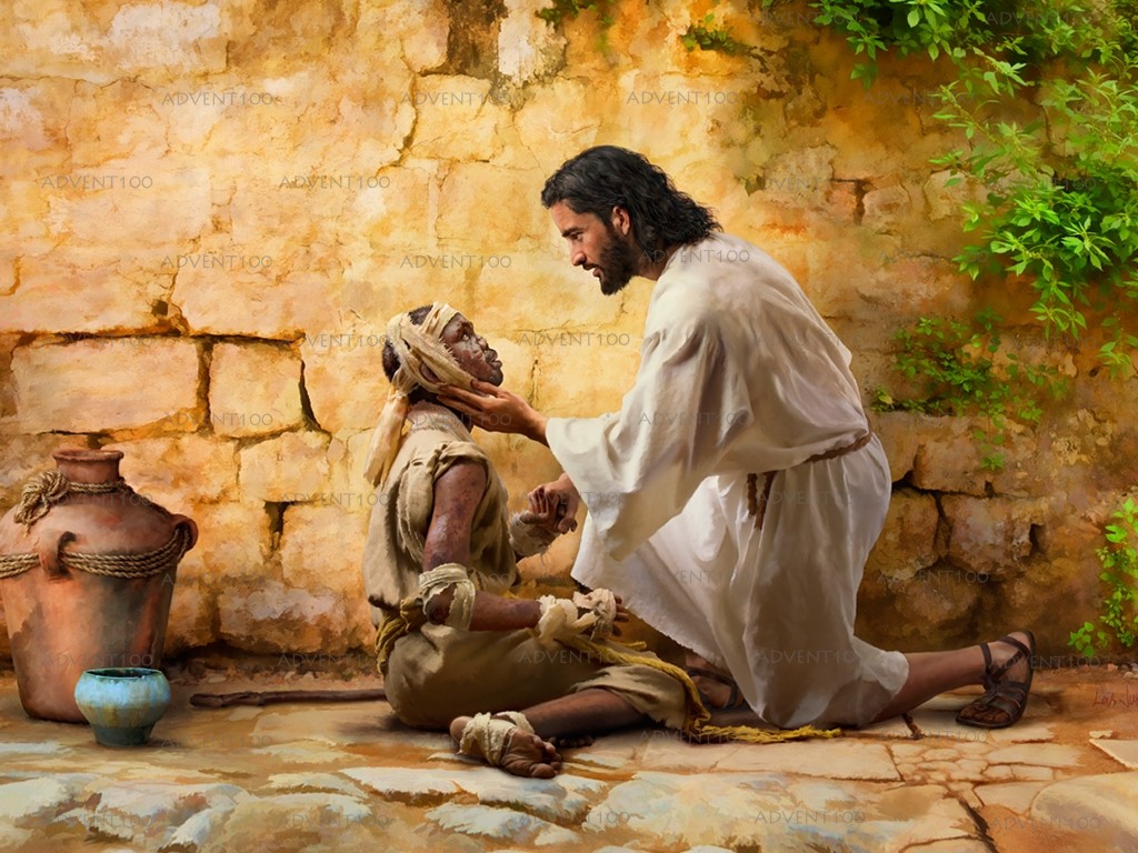 Streams of the River: Jesus touches the leper with his healing love