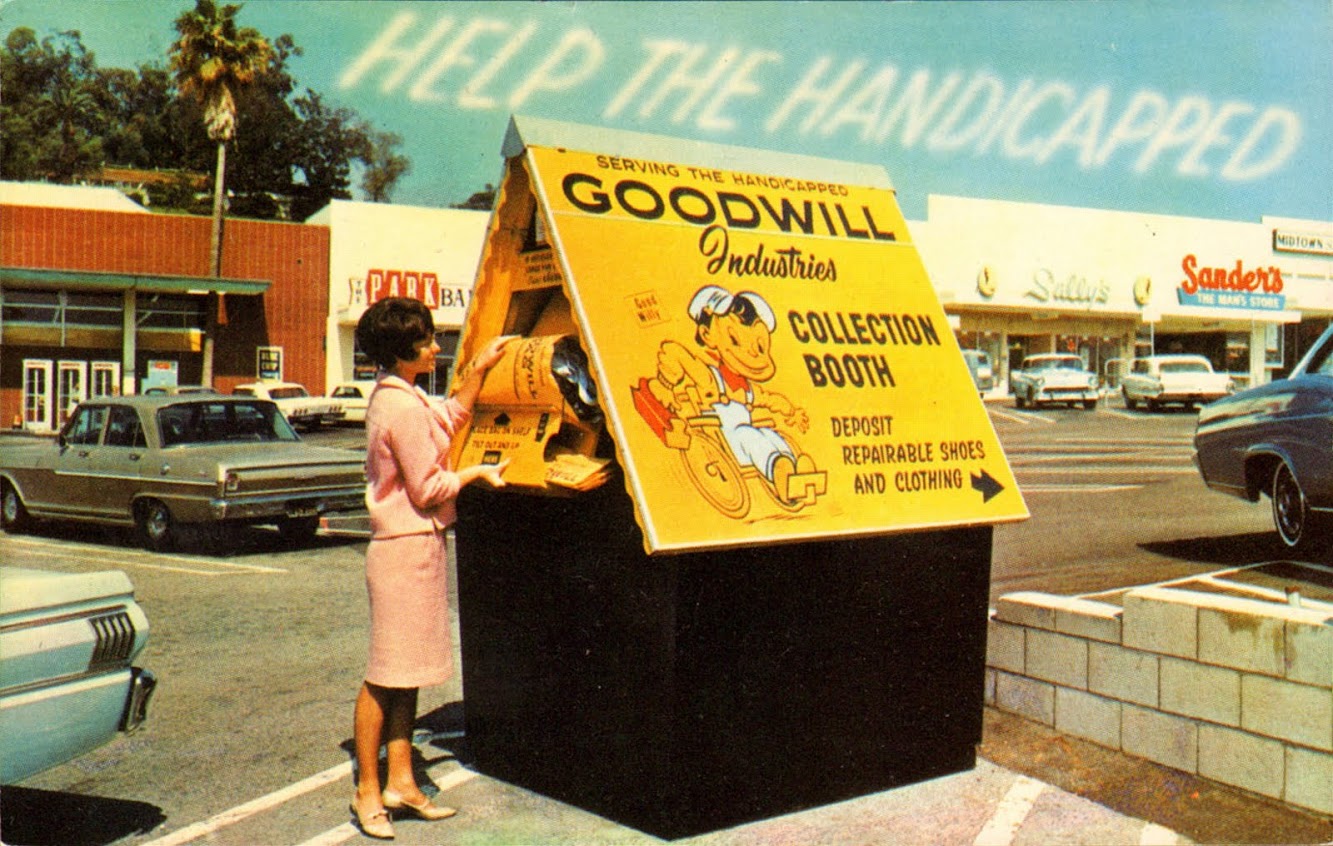 Goodwill Collection Booth, 1960s