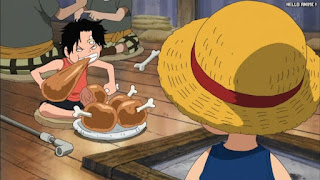 ワンピースアニメ 幼少期 493話 エース | ONE PIECE Episode 493