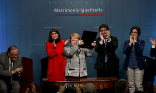 Gay marriage bill introduces by Chile's President Bachelet