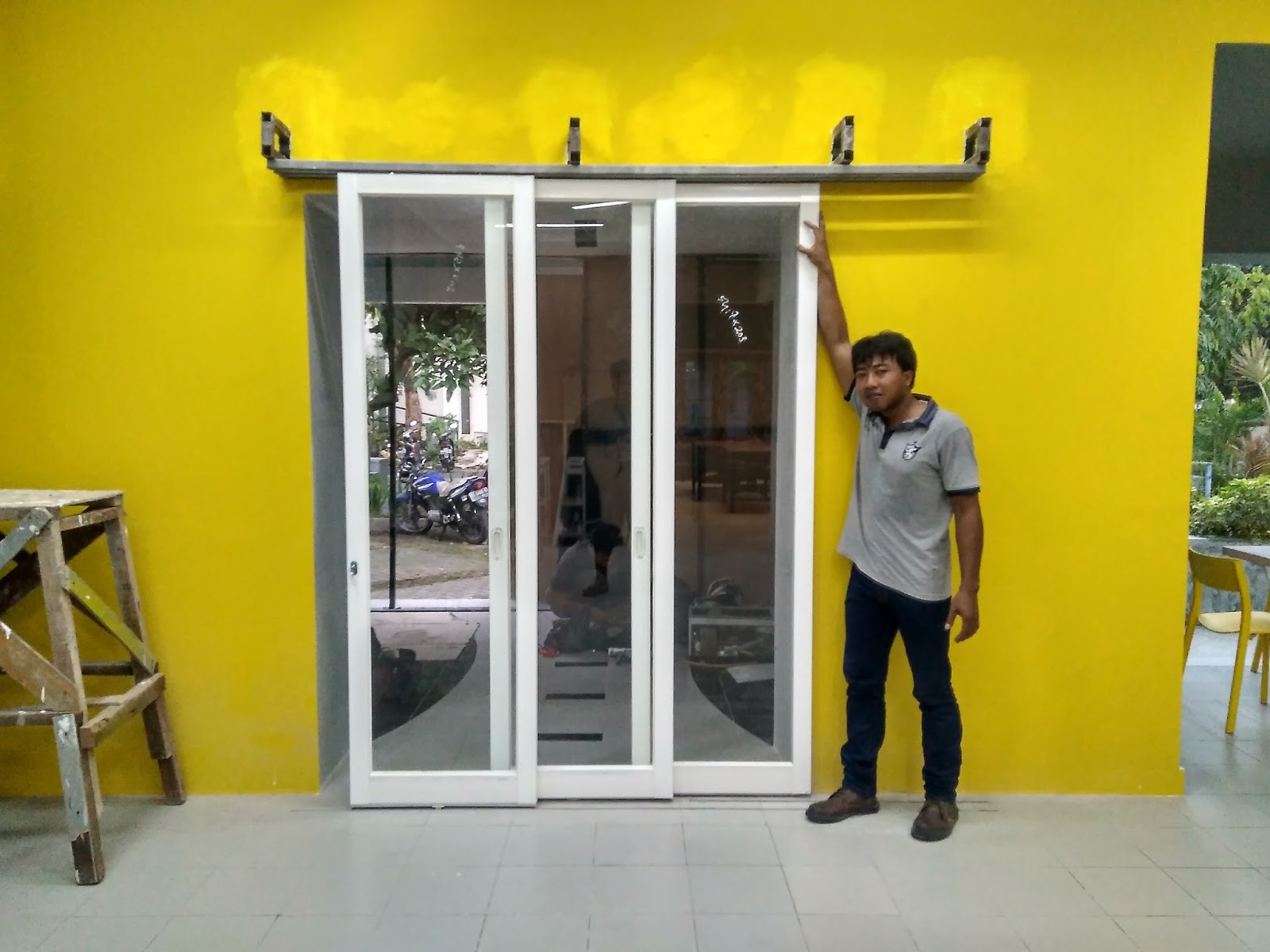  Pintu Sliding Aluminium Yogyakarta 085800614892 RAJA 