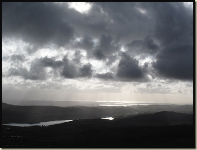 Coniston Water and Morecambe Bay