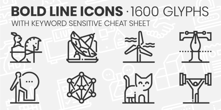 Download Bold Line Icons Font Family From Howcolour Download Bold Line Icons Font Family From Howcolour
