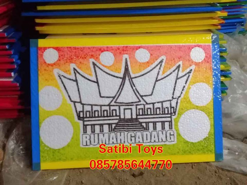 Styrofoam Menggambar | Latih Kreativitas anak dalam bidang mewarnai | 085785644770