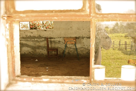 Chair in school room