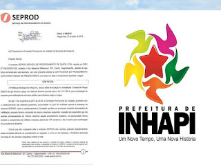 Empresa diz que judiciário tem que agir e Concurso de Inhapi ser cancelado 