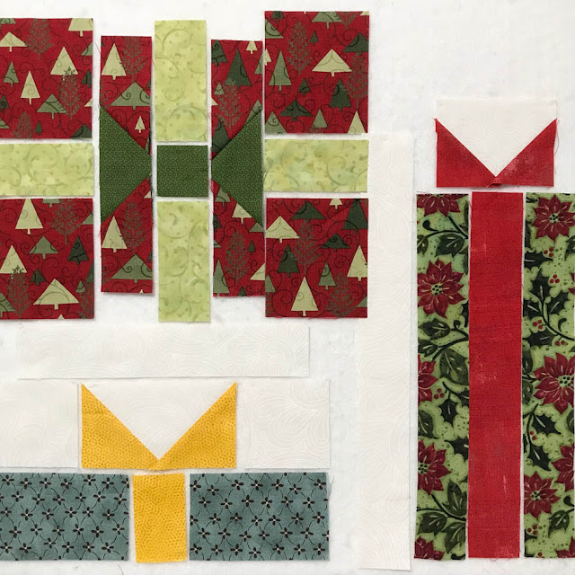 A Scrappy Happy Holidays Mystery Sew Along - Month 3 by Thistle Thicket Studio. www.thistlethicketstudio.com