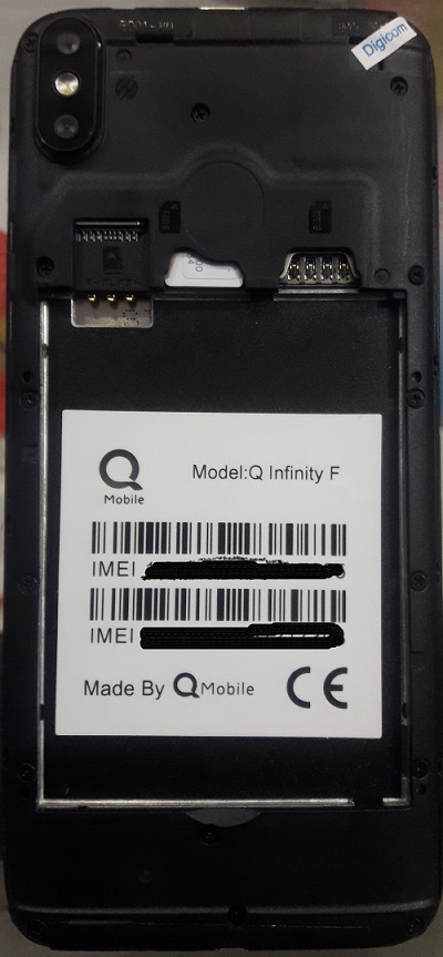 Qmobile infinity f mt6580 flash file read with cm2 