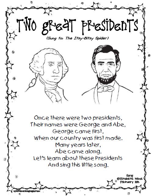 Mrs. Brinkman's Blog: Presidents' Day in First Grade!