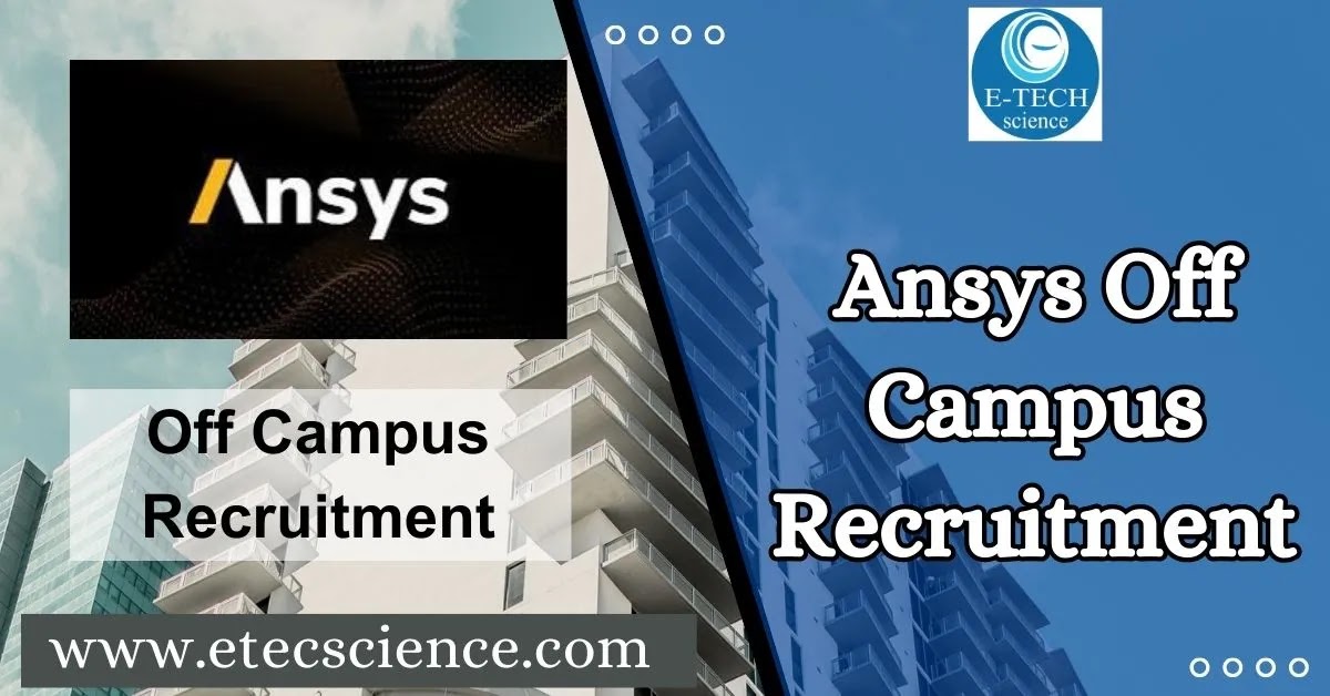 Ansys off-campus job Recruitment Apple now