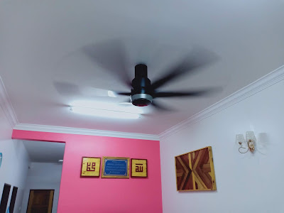 Kipas Siling Panasonic Mondo F-M18LY ( Motor DC Jimat Tenaga Dengan Pengesan Pergerakkan). PANASONIC MONDO CEILING FAN