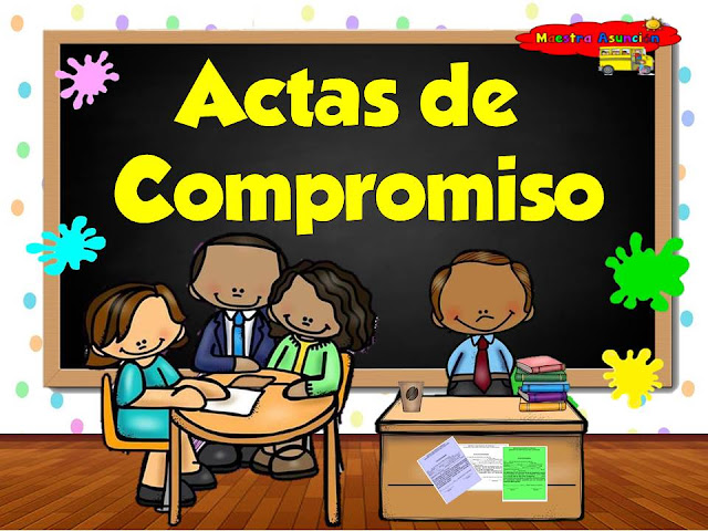 Actas de compromiso para estudiantes con C , D Y Aplazados